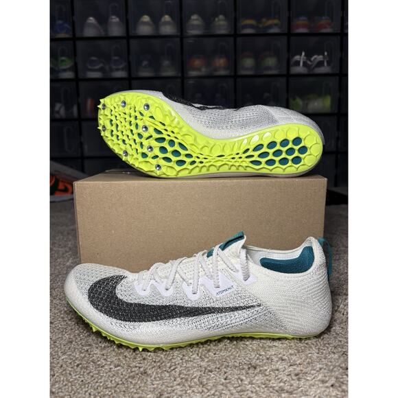 Nike Zoom Superfly Elite 2 FK White Track Spikes FZ9662-100 Men’s Size 9 NEW - Picture 3 of 6